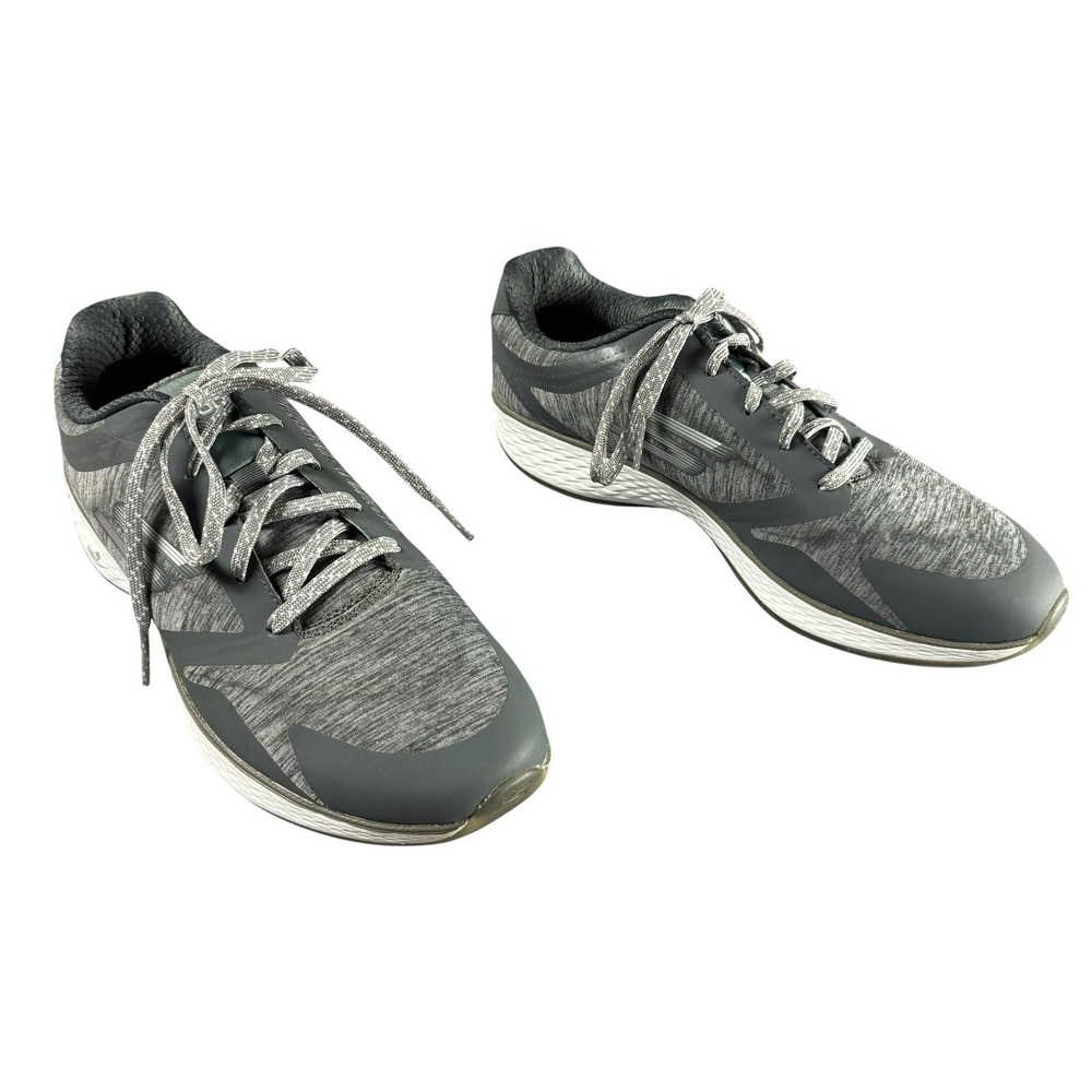 SKECHERS GO GOLF Shoes Women 9 Gray 5GEN Goga Max Spikeless Lace Up